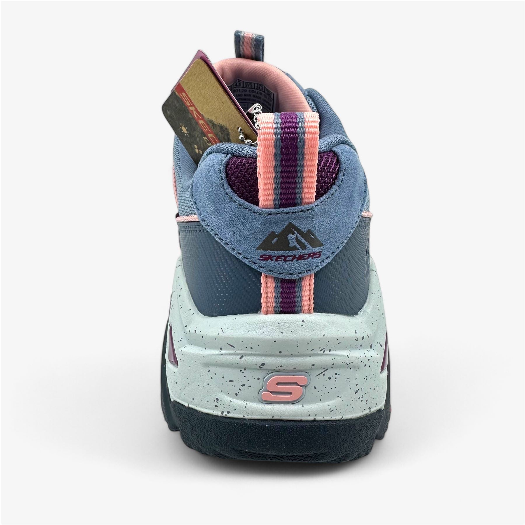 Skechers D'Lites Hikers Hillock Slate Pink Womens Good Year Outsoles Sneaker