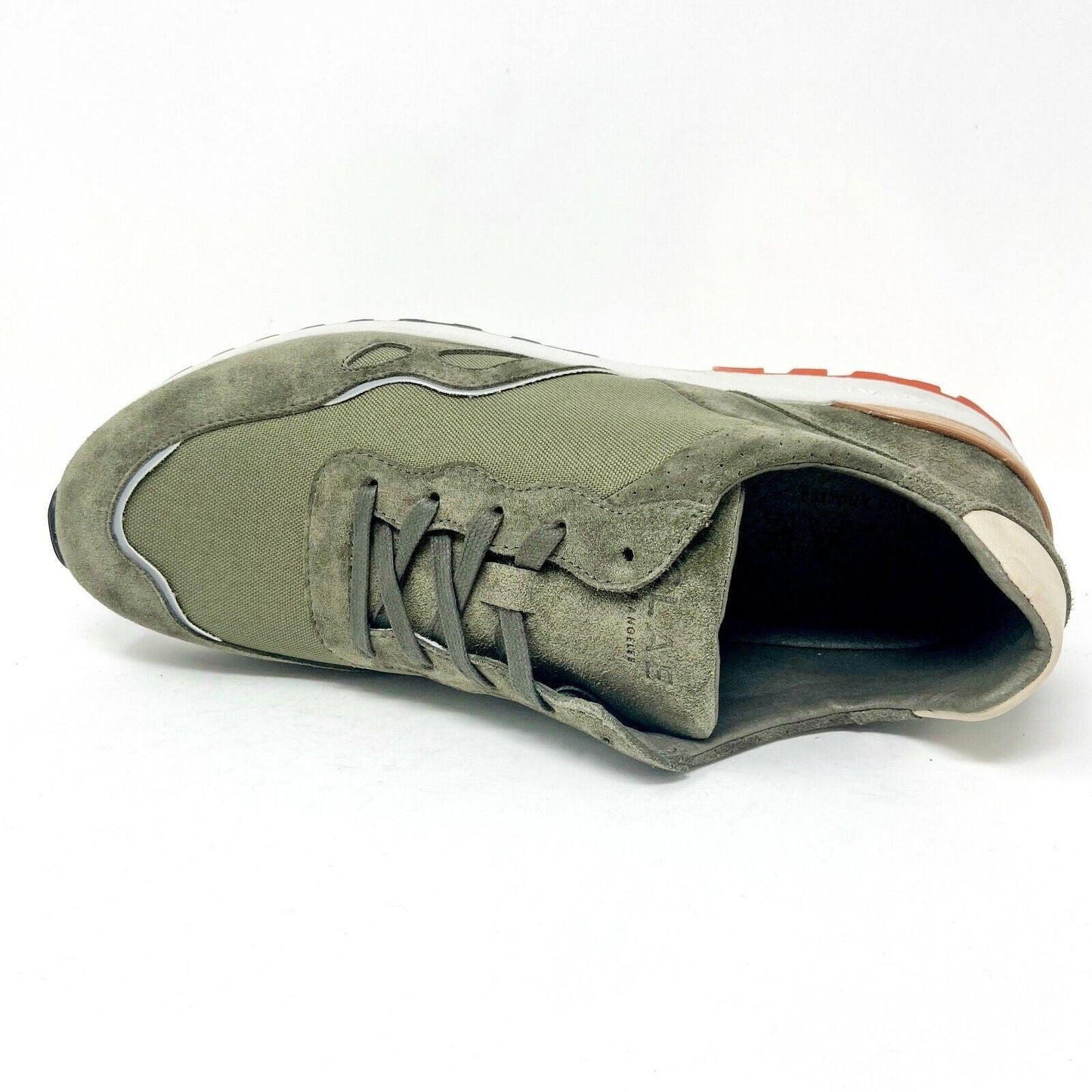 Clae Hayden Hiking Green Suede Mens Premium Casual Sneakers
