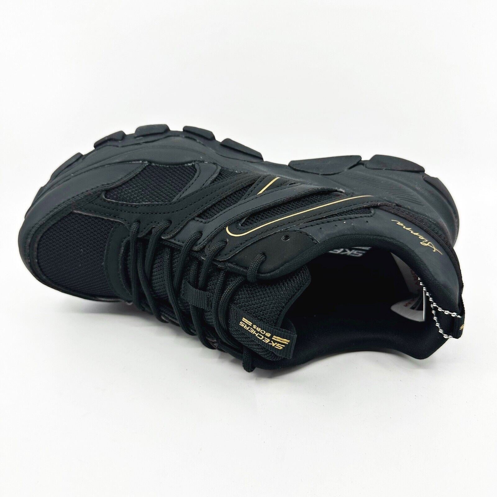 Skechers Sierra Edge & Flow Black Womens Size 7.5 Athletic Sneakers
