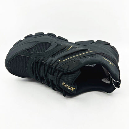 Skechers Sierra Edge & Flow Black Womens Size 7.5 Athletic Sneakers