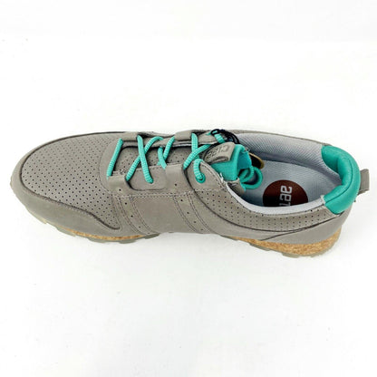 Clae Mills Concrete Leather Gray Mens Premium Casual Shoes Sneakers