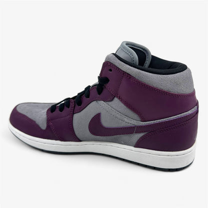 Jordan 1 Phat Bordeaux Black White Mens Athletic Sneaker