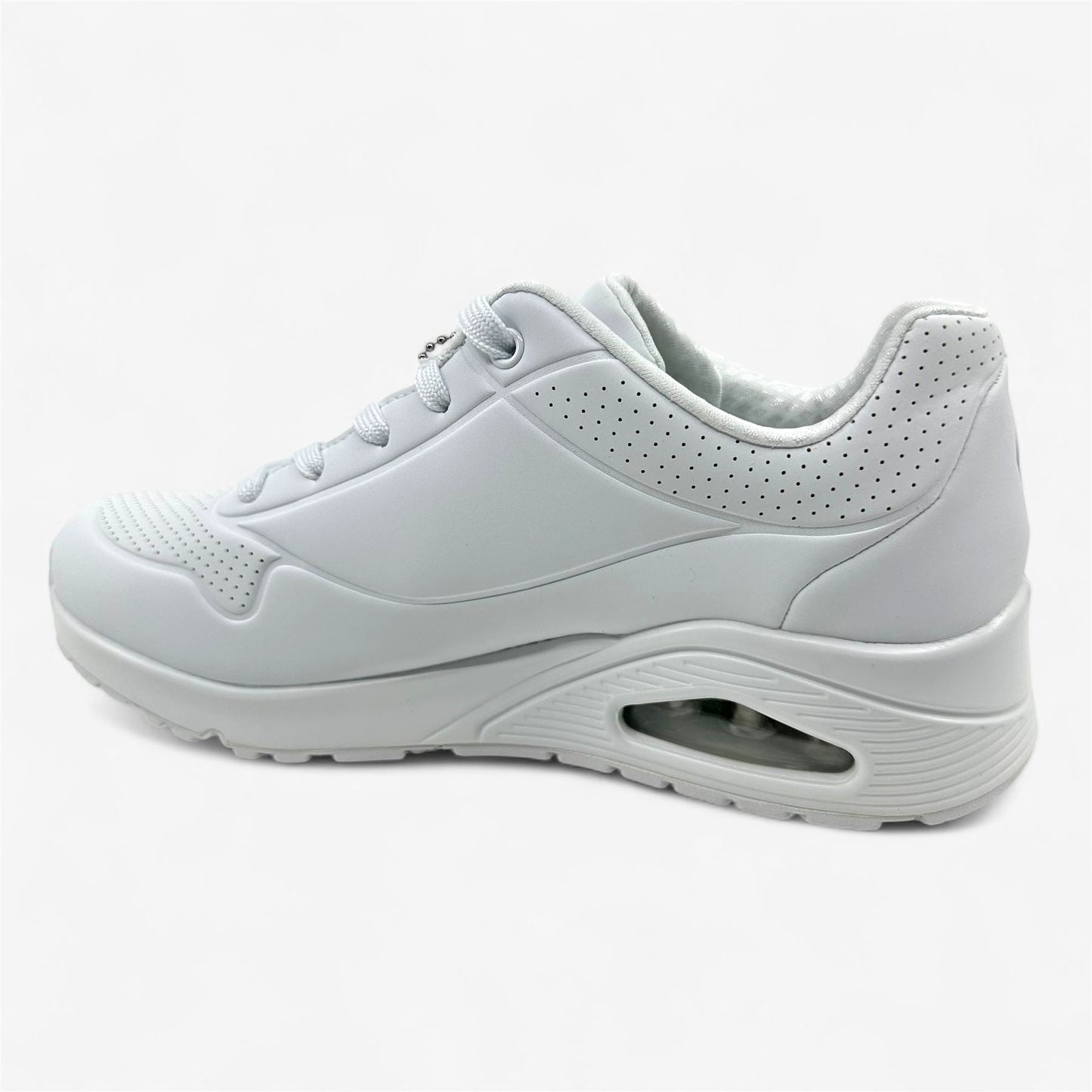 Skechers Uno Stand On Air White Womens Athletic Sneaker