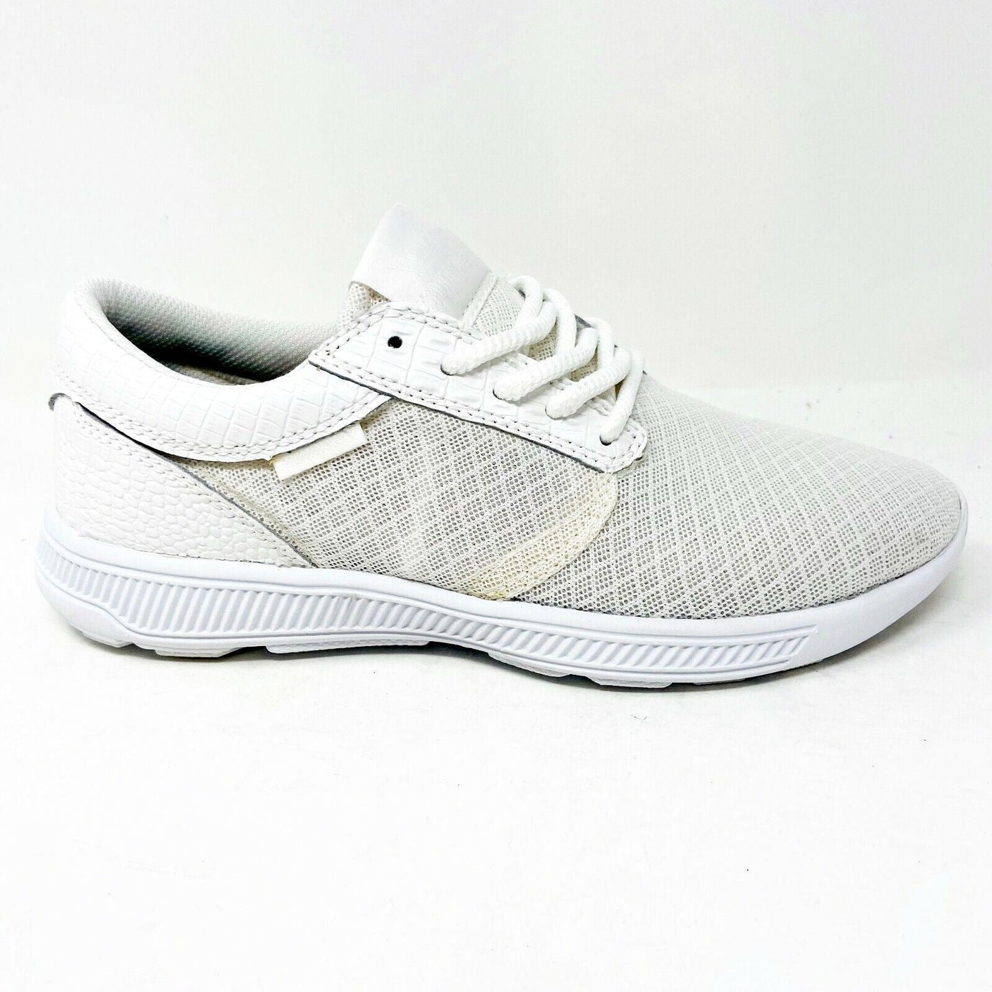 Supra Hammer Run White White Womens Size 7.5 Skateboard Shoes SW55000