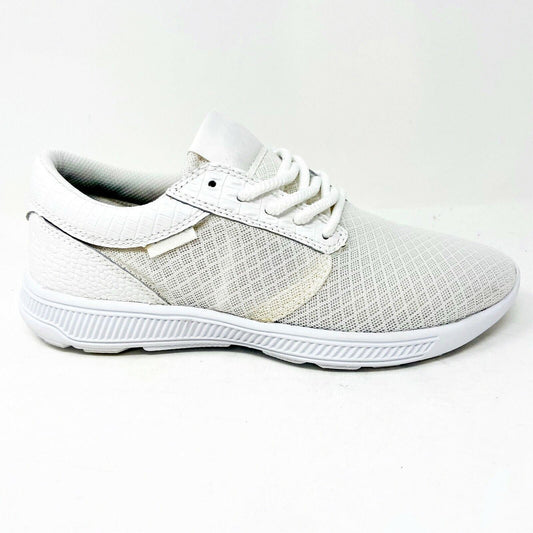 Supra Hammer Run White White Womens Size 7.5 Skateboard Shoes SW55000