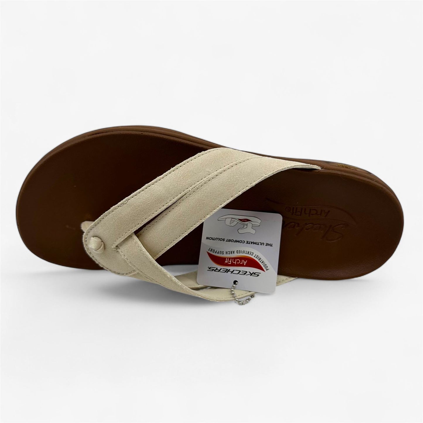 Skechers Arch Fit Maui Playa Off White Womens Sandal Thong