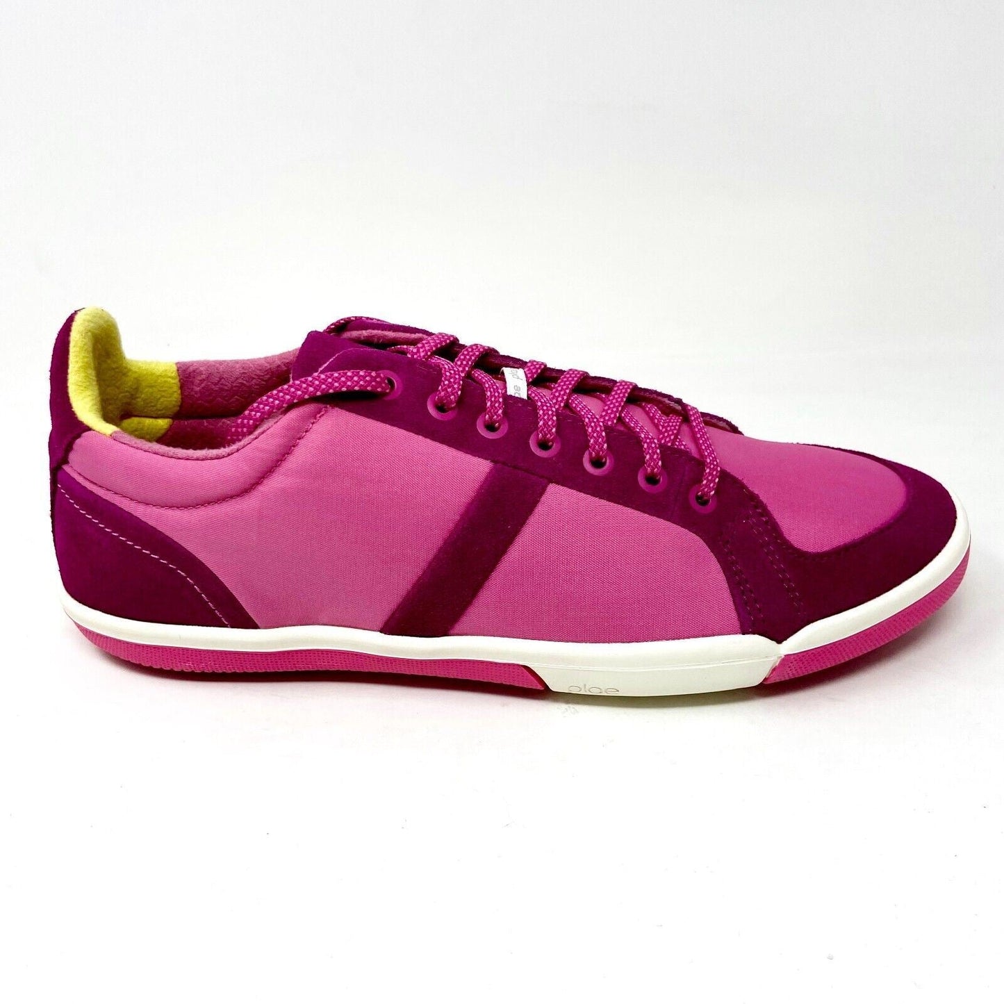 Plae Prospect Electric Fuchsia Pink Mens Suede Comfort Sneakers 553010 639