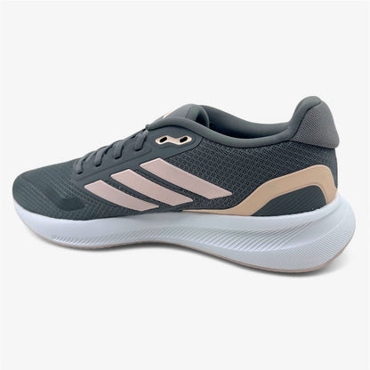 Adidas Runfalcon 5 Grey Sandy Pink White Womens Size 10 Athletic Sneaker