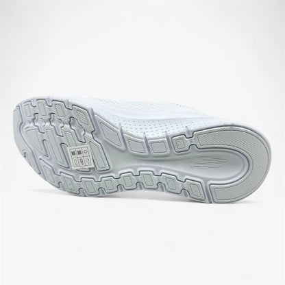 Skechers Arch Fit 2.0 Big League White Womens Wide Athletic Sneaker