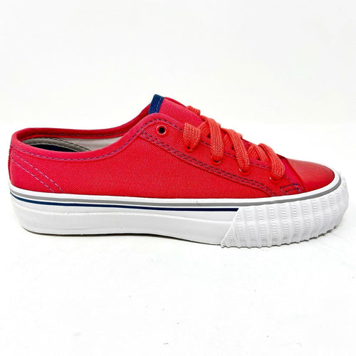 PF Flyers Center Lo Reiss Red White Kids Retro Casual Sneakers PK11OL3O