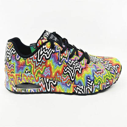 Skechers Uno Infitnite Drip Multi Womens Jen Stark Athletic Sneakers