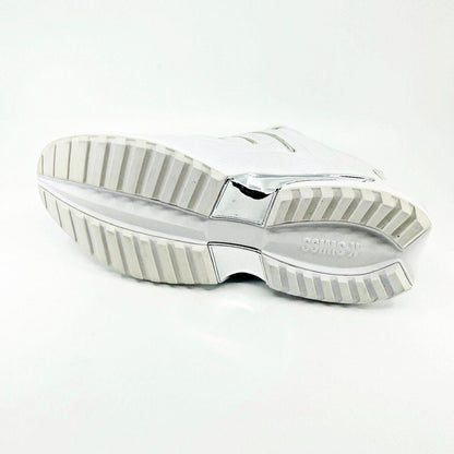 K-Swiss Mens Maxon White Platinum Size 7.5 Retro Casual Sneakers 0697147