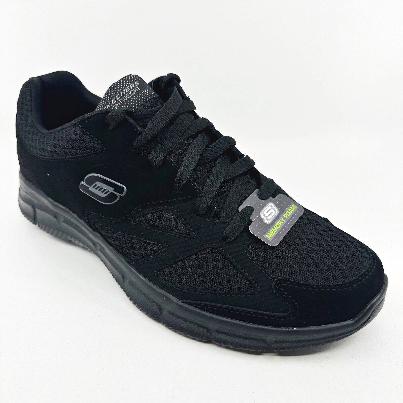 Skechers Verse Black Mens Size 11.5 Athletic Sneakers