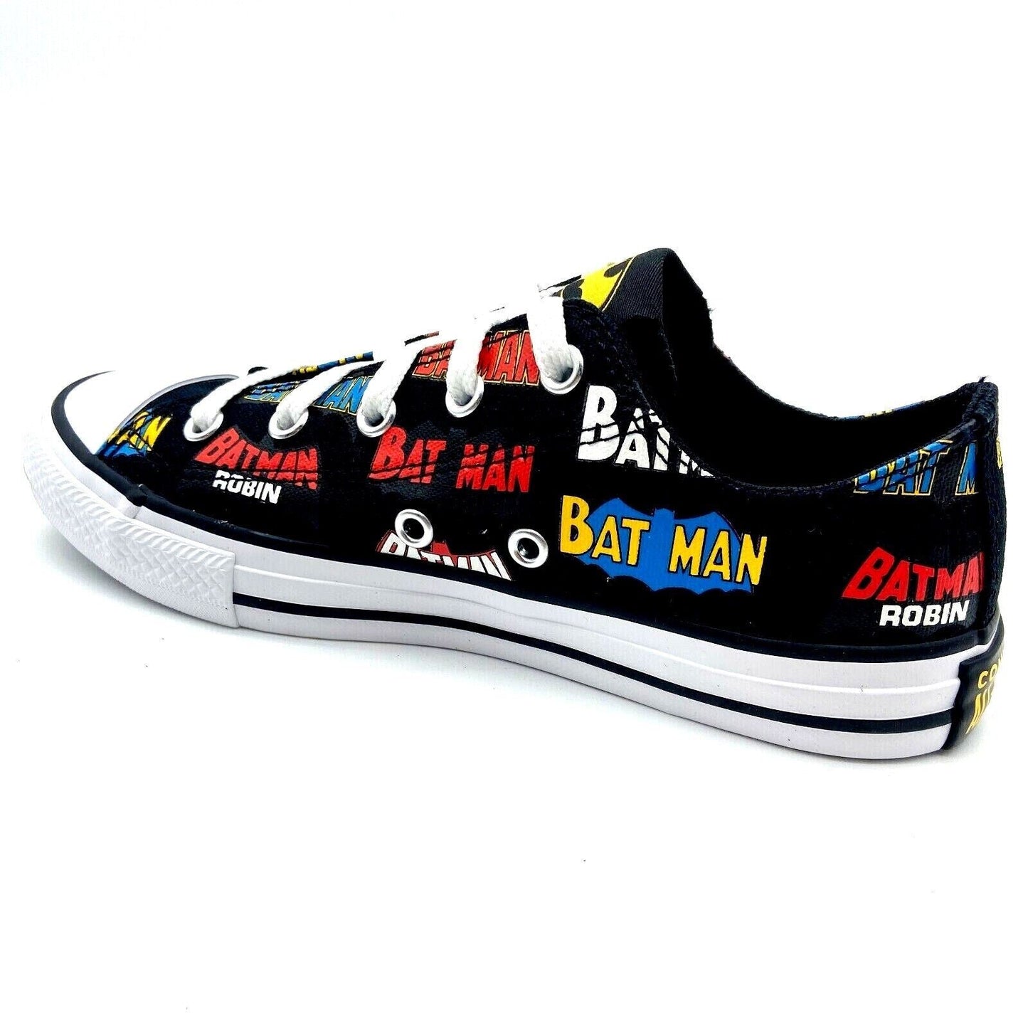 Converse CTAS Ox Black White DC Comics Batman Kids Youth Casual Sneakers 367321F