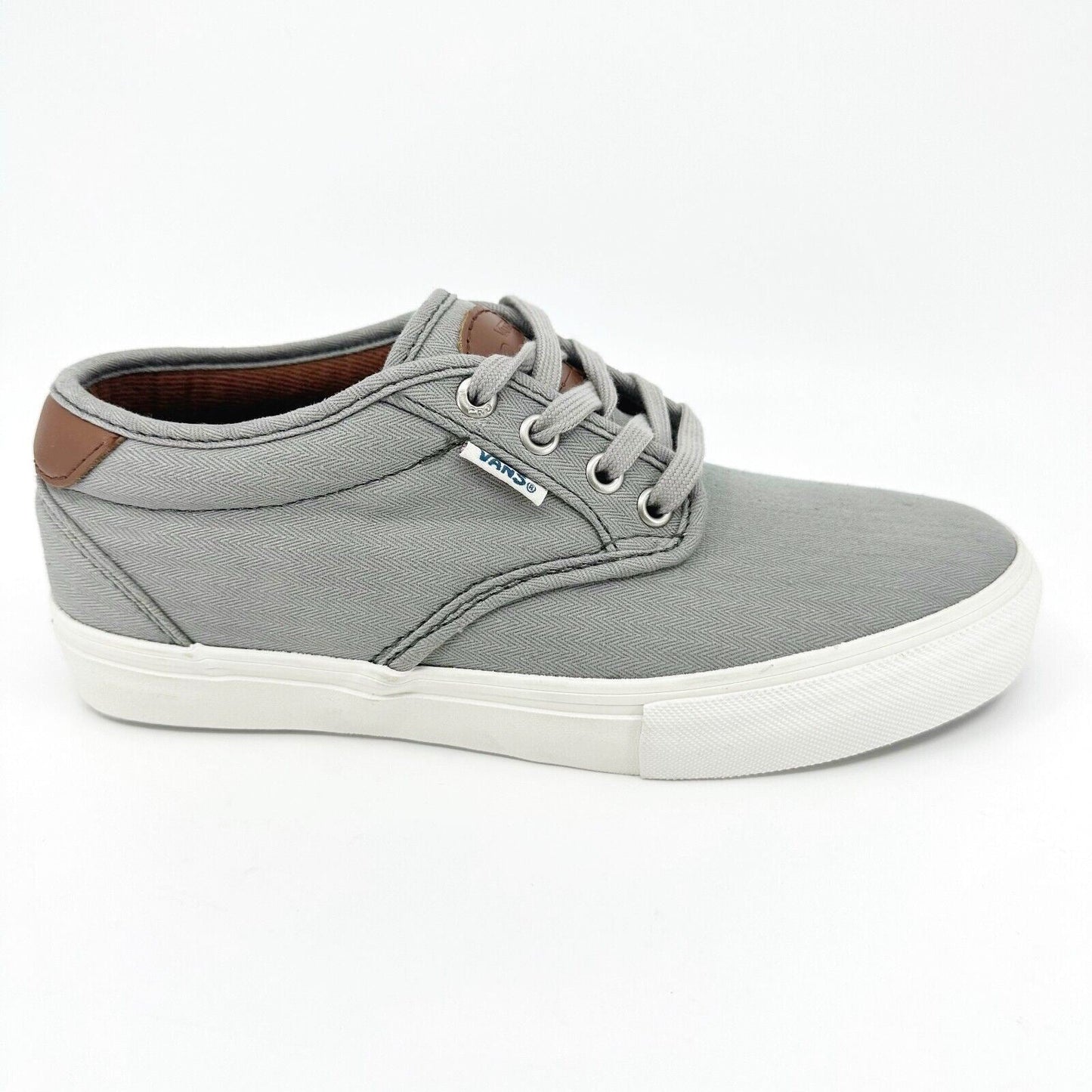 VANS Chima Estate Pro (Herringbone) Light Grey Mens Size 7 UltraCush Sneakers