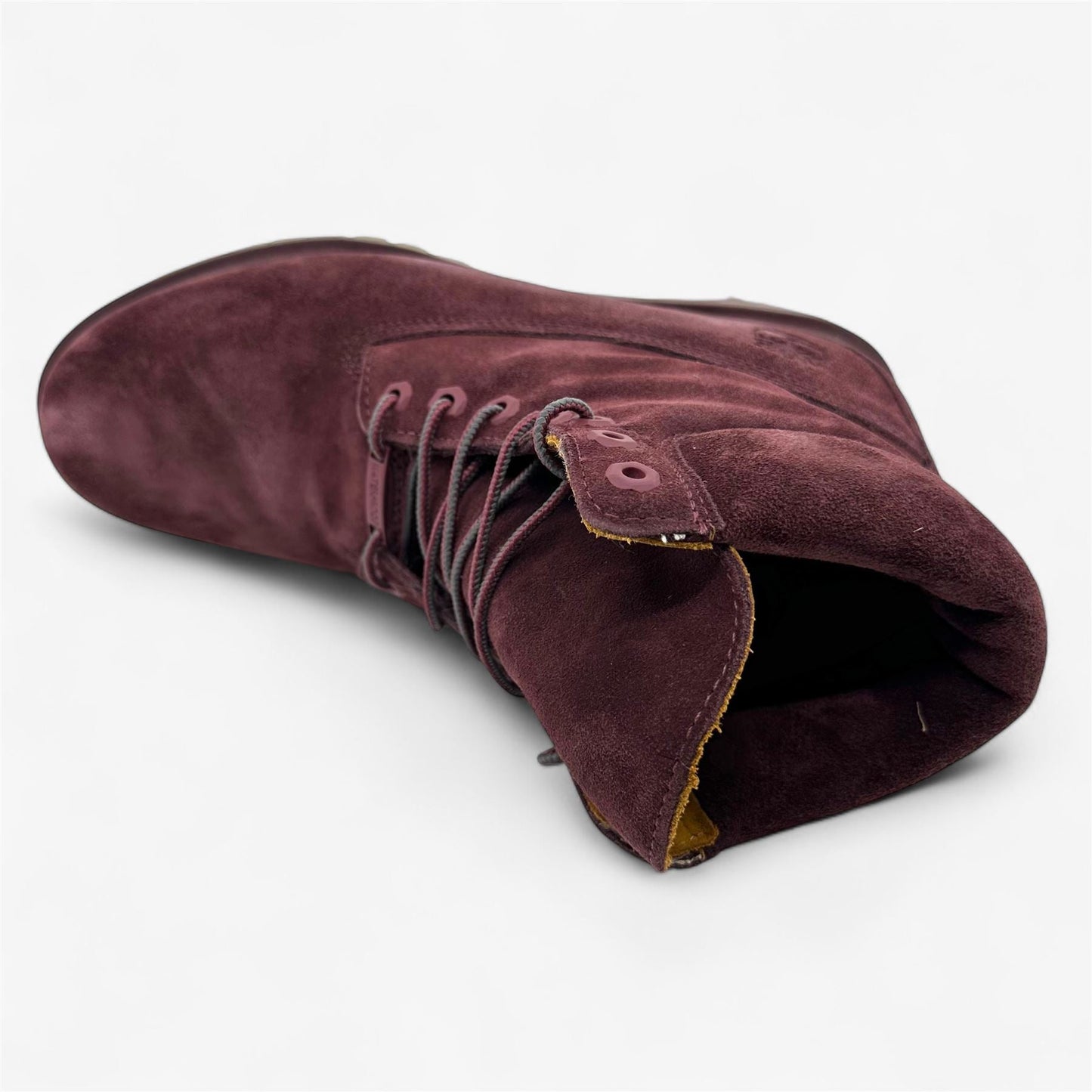 Timberland 6 Inch Premium Autumn Lead Dark Burgundy Mens Waterproof Combat