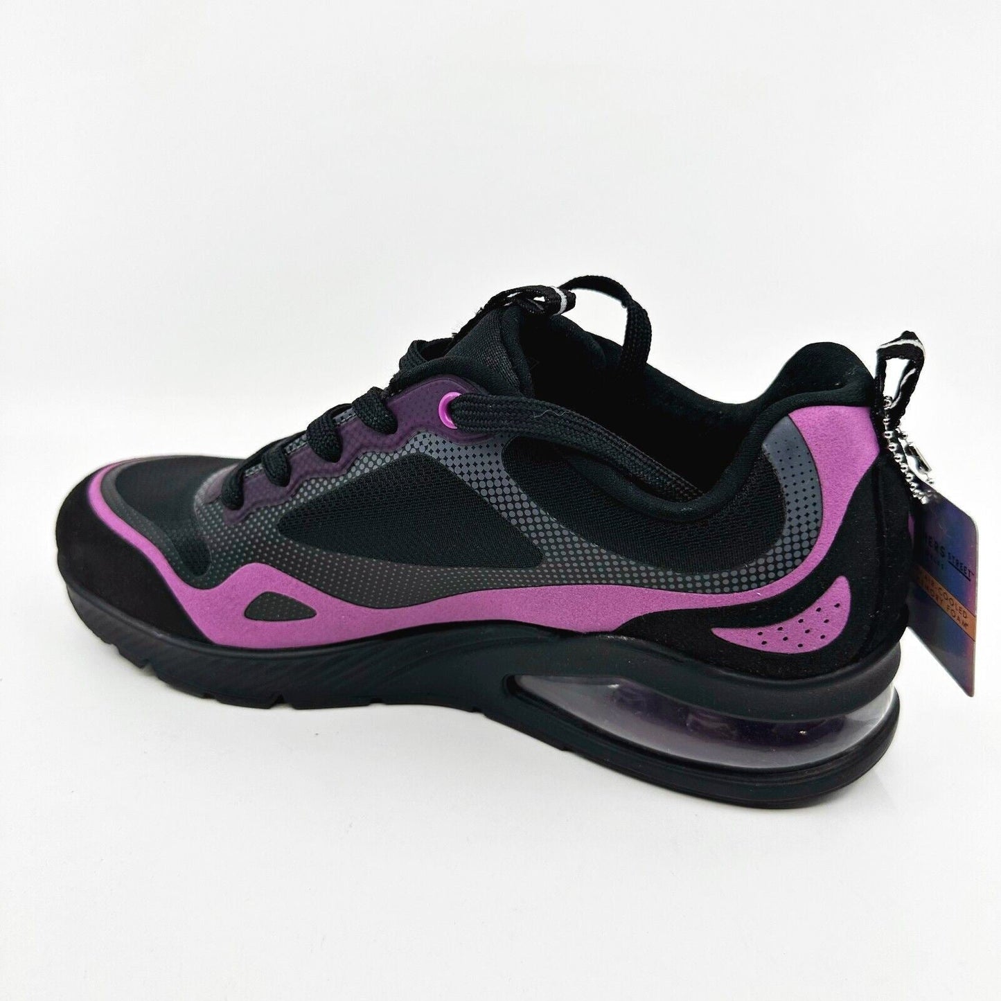 Skechers Uno 2 Mad Air Black Pink Womens Athletic Comfort Sneakers