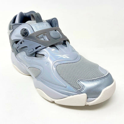 Reebok x JUNN J  Pump Court Cold Grey Metallic Mens Basketball Sneakers H69060