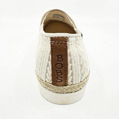 Skechers Flexpadrille 3.0 Chevron Babe Natural Womens Size 9.5 Slip On Shoes
