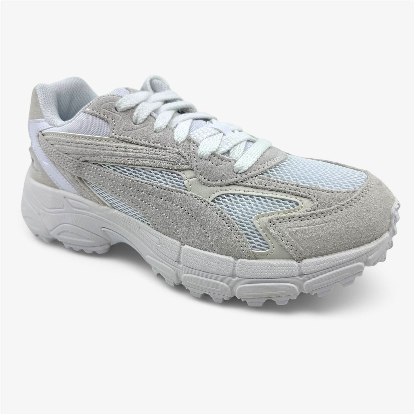 PUMA Teveris G White Mens Spikeless Golf Shoes