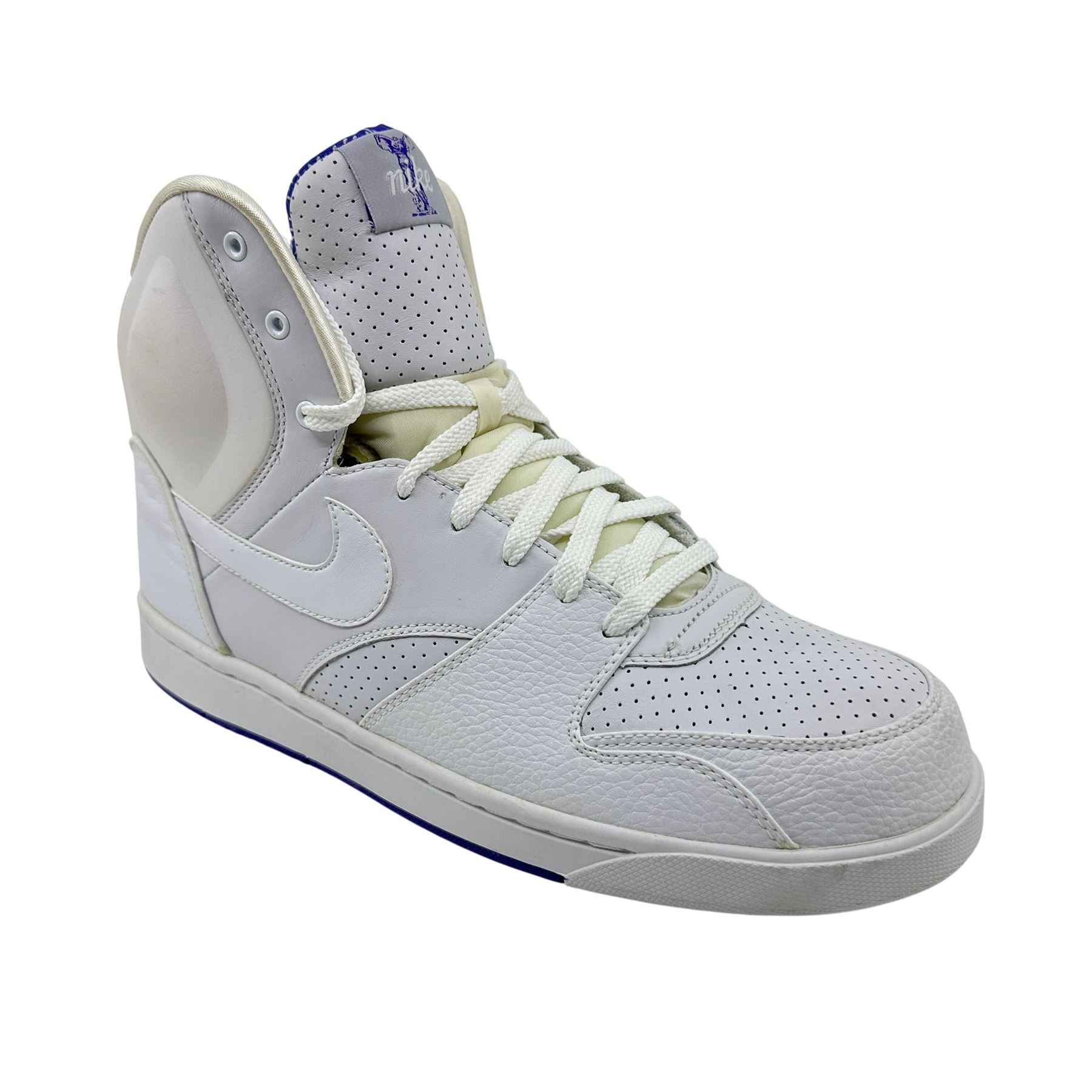Nike RT1 High White Purple Gray Mens Athletic Sneaker