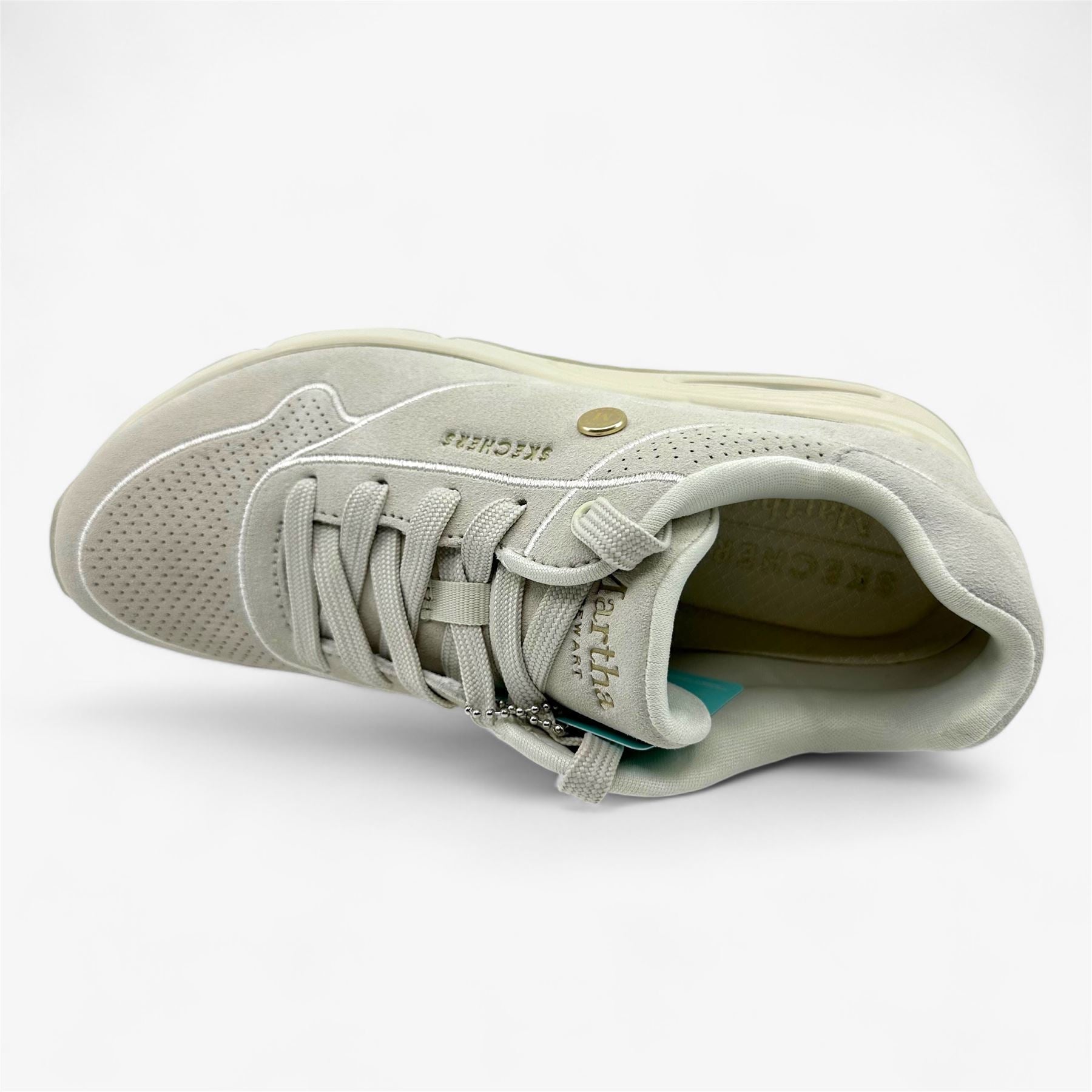Skechers Uno County Line Off White Womens Athletic Martha Stewart Sneaker