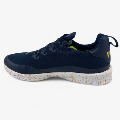 PUMA x PTC Laguna Fusion Navy Blazer Team Gold Womens Spikeless Golf Shoes