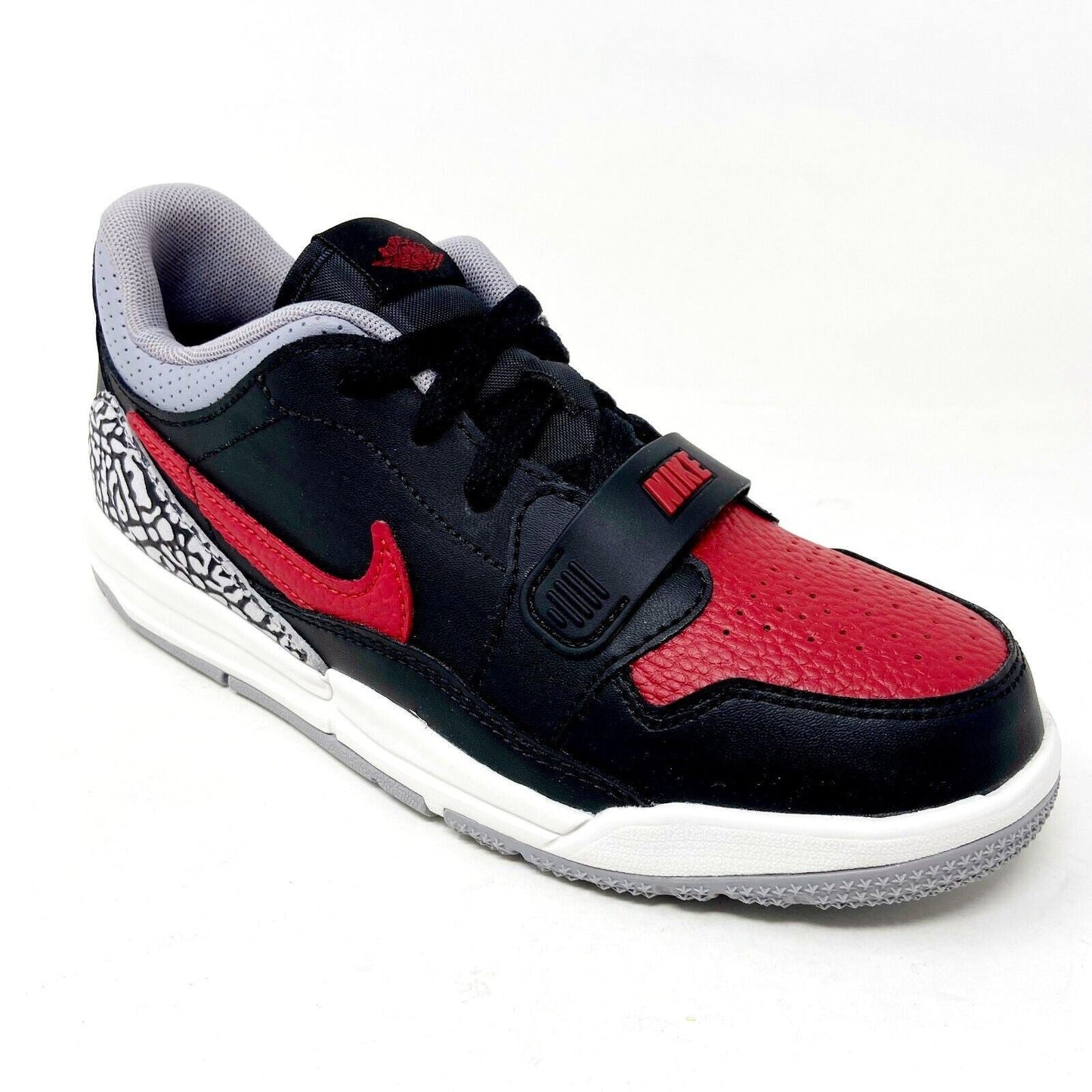 Jordan Legacy 312 Low PS Black Red Bred Cement Kids Shoes Sneakers CD9055 006