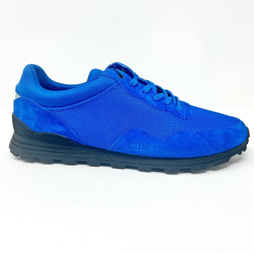 Clae Hoffman Royal Blue Suede Mesh Mens Casual Sneakers