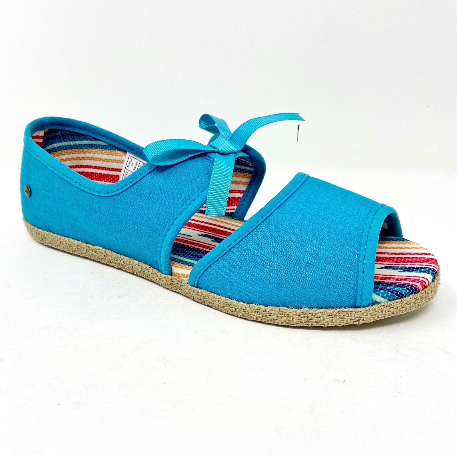 UGG K Ashleen Blue Womens Size 6 Sandals 1010053K SP6