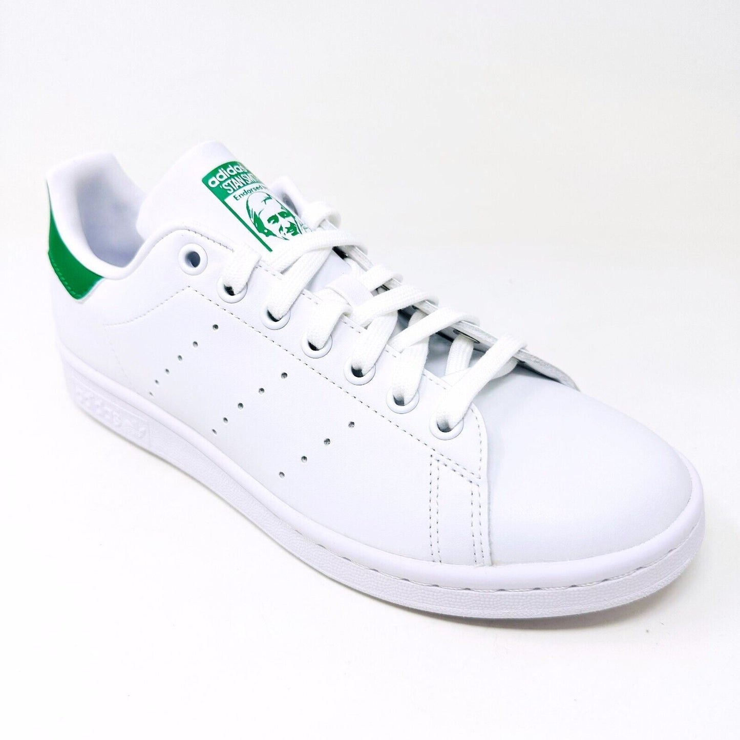 Adidas Originals Stan Smith White Green Womens Primegreen Sneakers Q47226