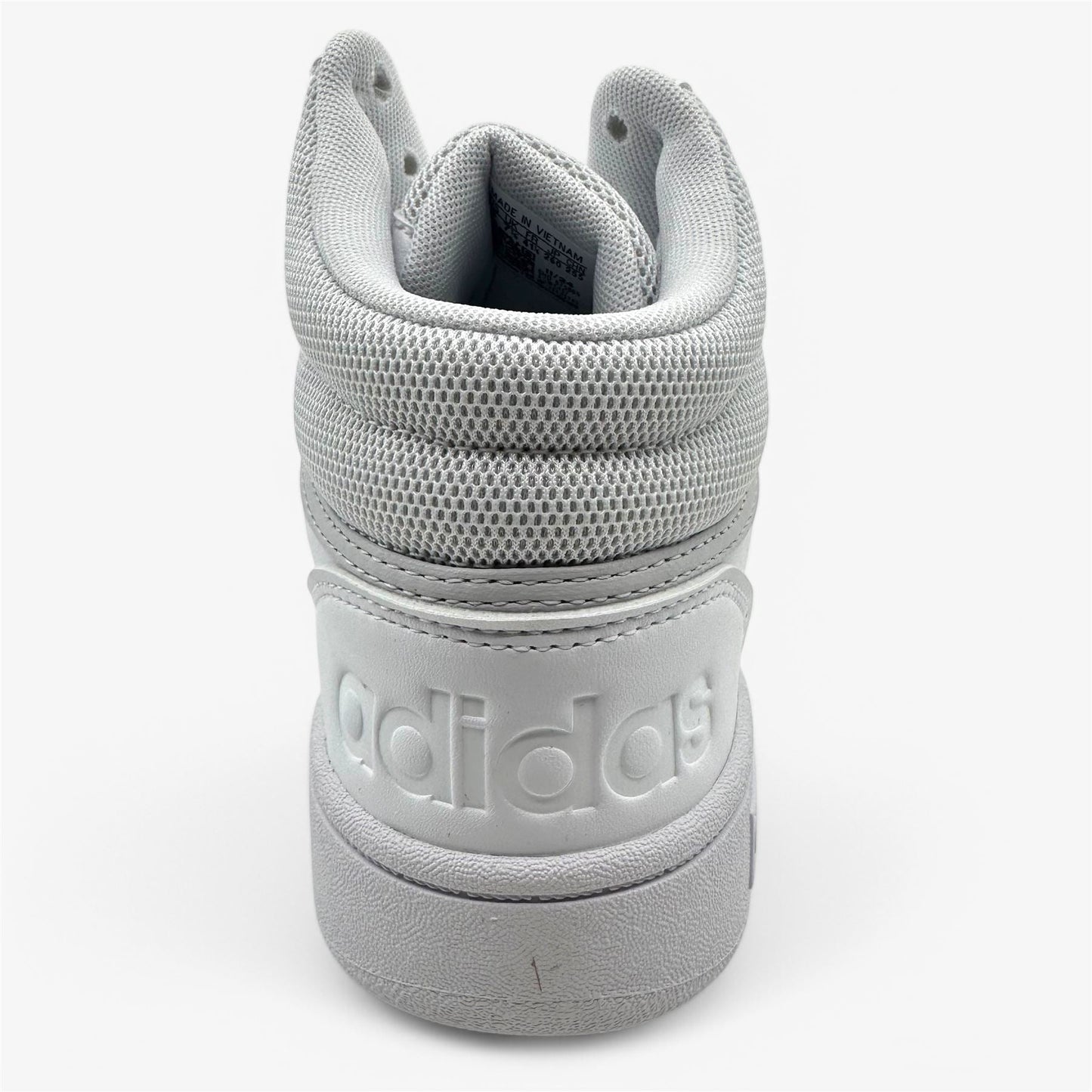 Adidas Hoops 3.0 Mid Cloud White Dash Grey Womens Athletic Sneaker
