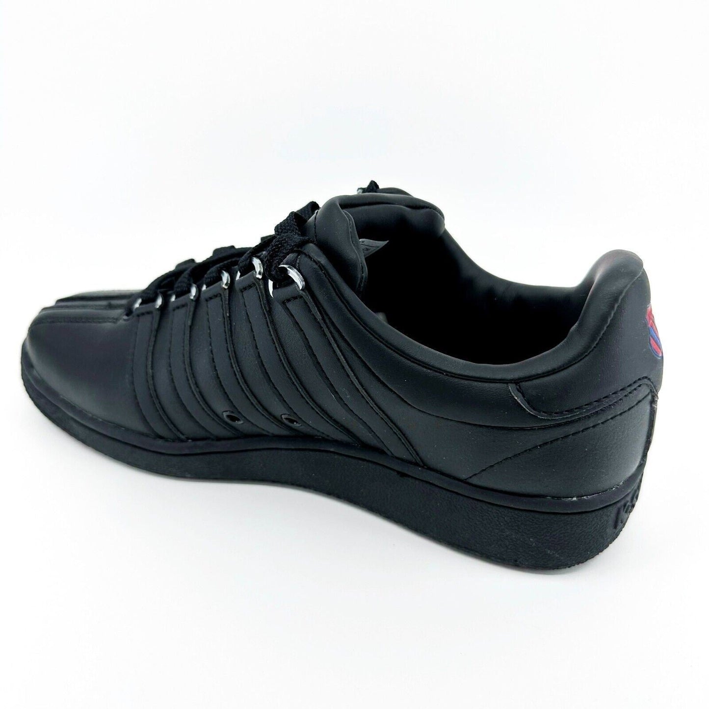 K-Swiss Mens Classic VN Heritage Size 9.5 Black Blue Red Sneakers 05826 020