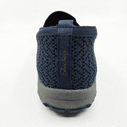 Skechers Reggae Fest 2.0 Livin It Up Navy Womens Size 10 Slip On Shoes