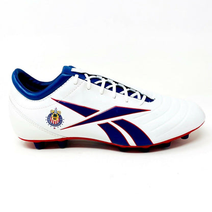 Reebok Chivas Sprint Fit MS White Navy Red Mens Soccer Field Cleats 19 707489