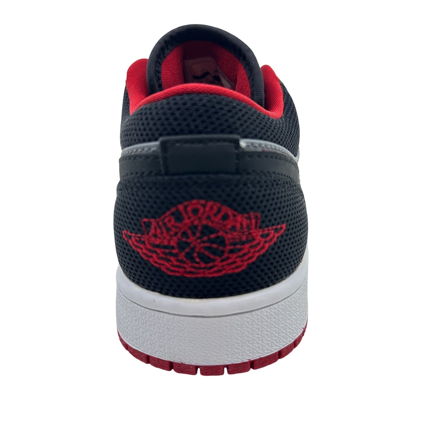 Jordan 1 Low Black Gym Red Cool Grey Mens Athletic Sneaker