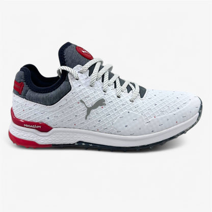 PUMA Alphacat Love Golf H8 Golf White Silver Ski Patrol Mens Waterproof Shoes