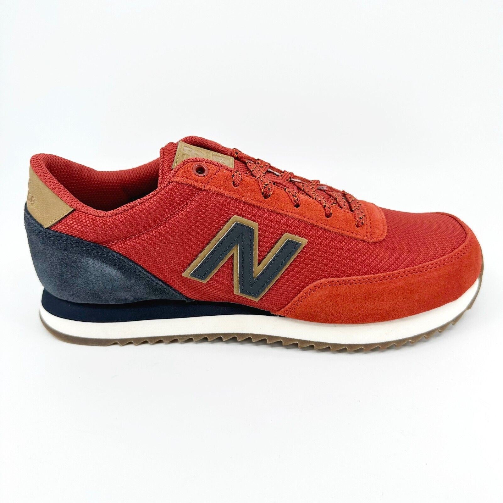 New Balance 501 Classics Retro Ripple Sole Red Navy Mens Sneakers MZ501WXA