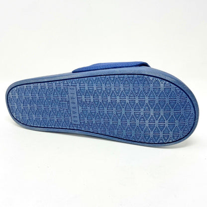 STNDRD Standard Los Angeles Monaco Suede Navy Blue Mens Slide Sandals