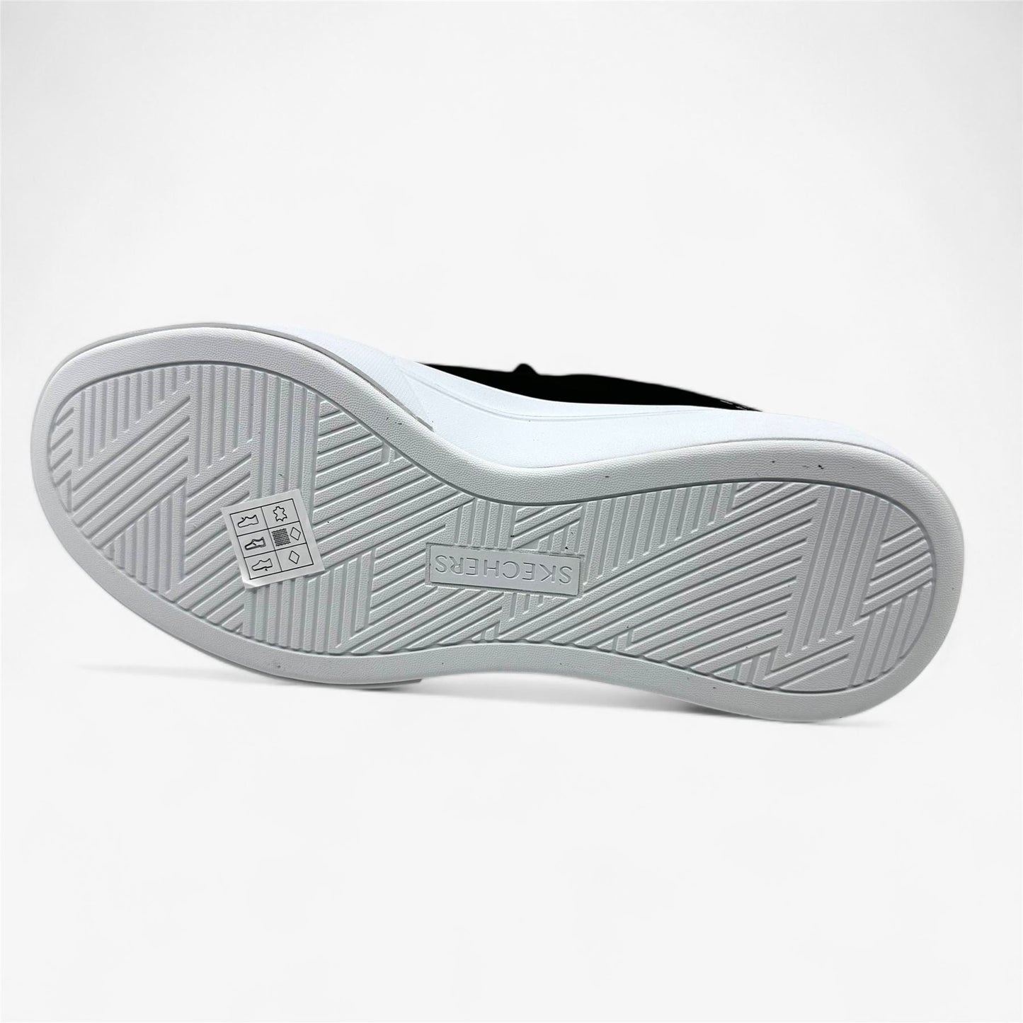 Skechers Cordova Classic Mirrored Brights Black Womens Athletic Sneaker