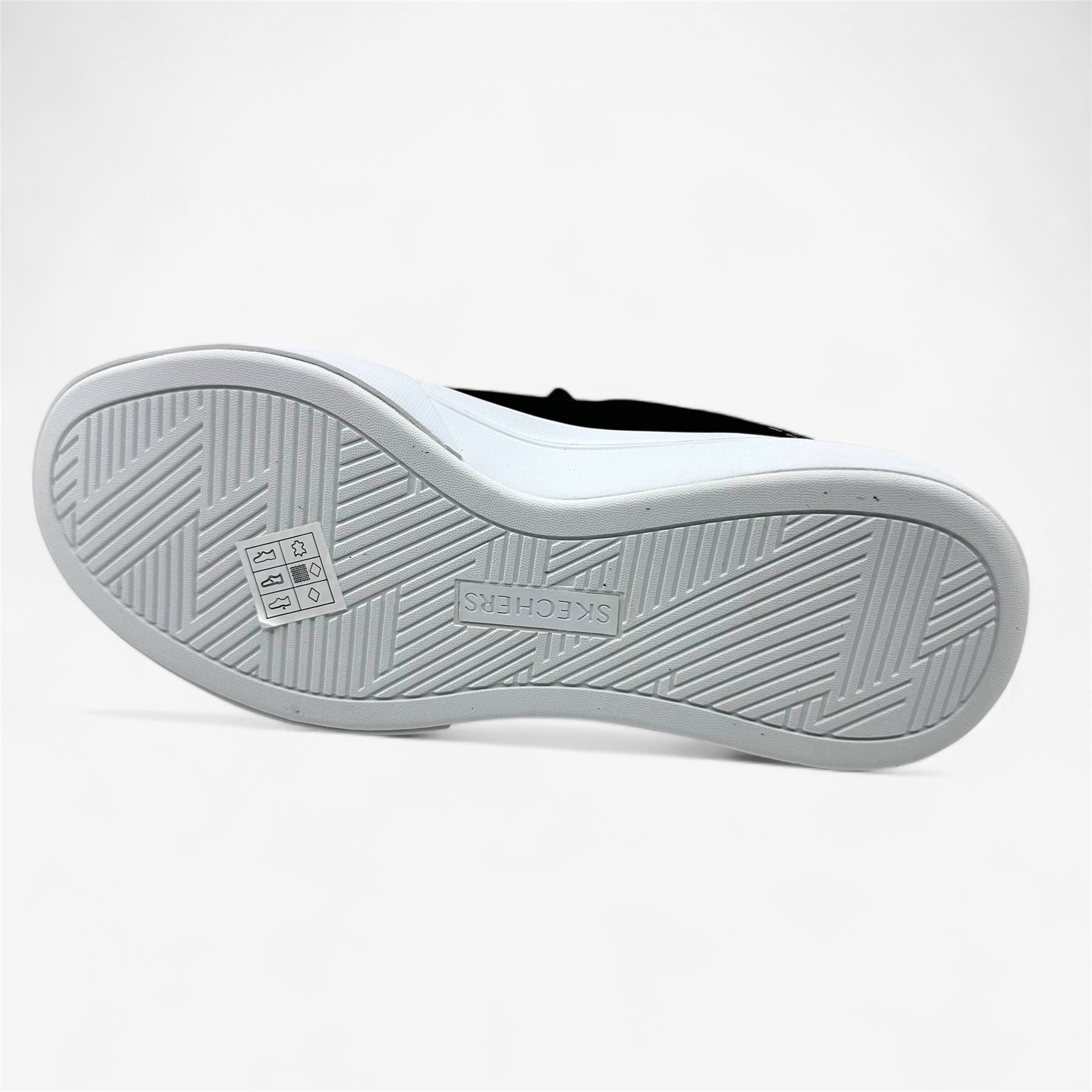 Skechers Cordova Classic Mirrored Brights Black Womens Athletic Sneaker