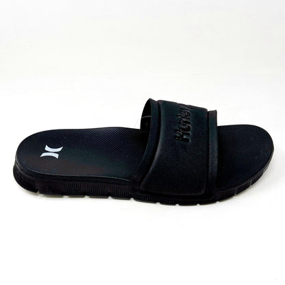 Hurley Fusion Slide Black Womens Size 11 Sandals Slide AJ0058 010