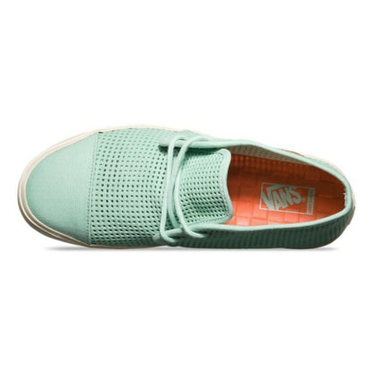 VANS Rhea SF (Square Perf) Gossamer Green Womens Size 9.5 Skate Sneakers