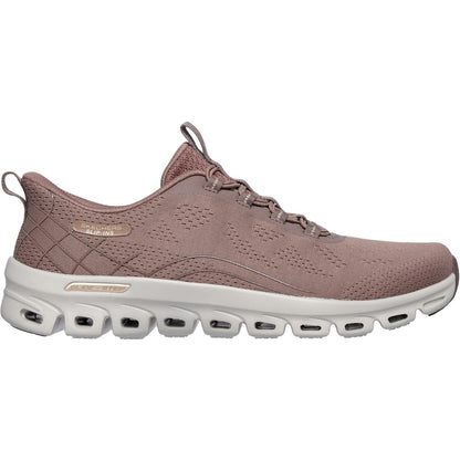 Women's Wide Fit Skechers 104750 Slip-ins Glide Step Elevate Amaze Trainers
