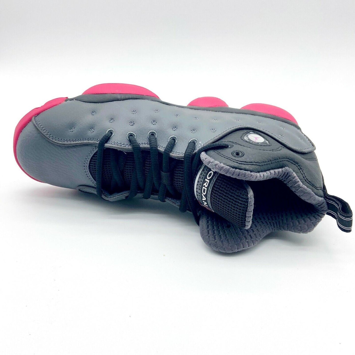 Jordan Jumpman Team II GS Dark Grey Vivid Pink Black Kids Sneakers 820276 009