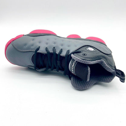 Jordan Jumpman Team II GS Dark Grey Vivid Pink Black Kids Sneakers 820276 009