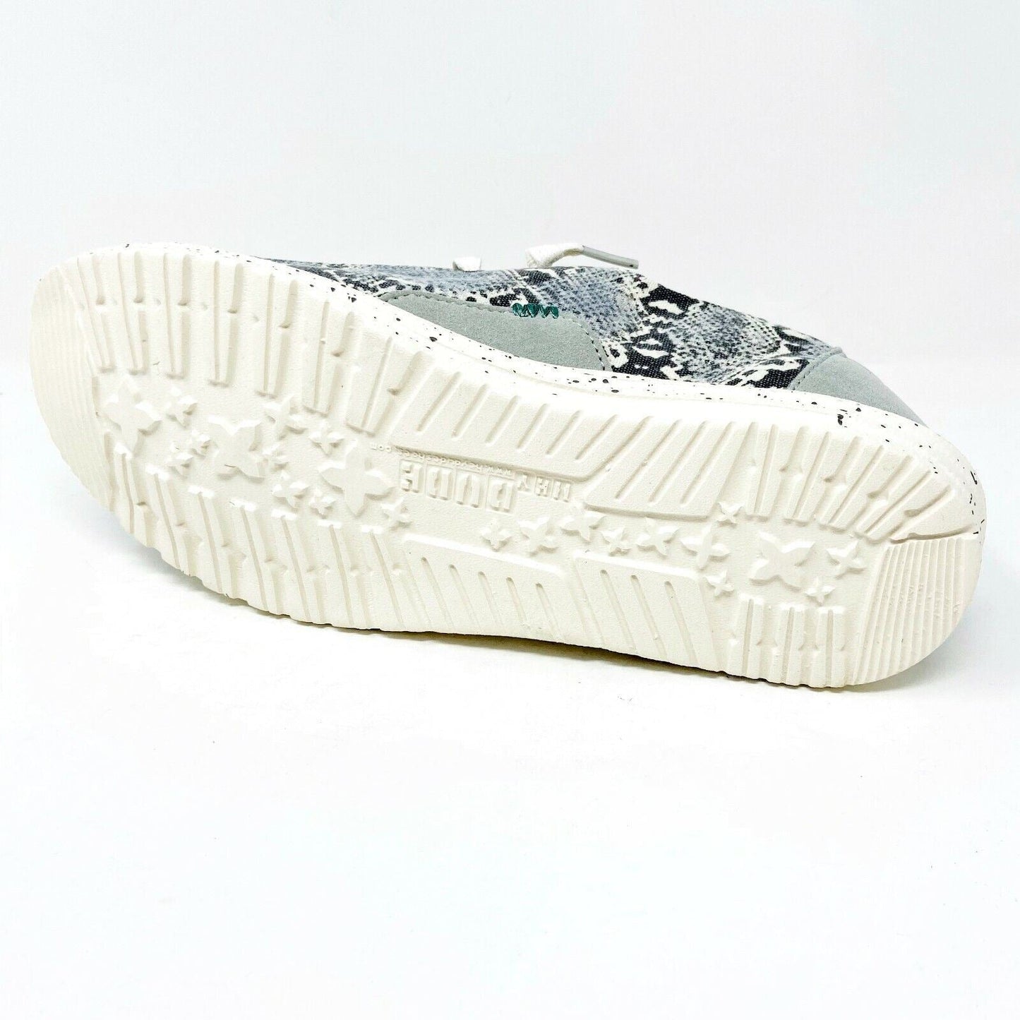Hey Dude Womens Wendy Jungle Grey Slip On Comfort Lightweight Shoes