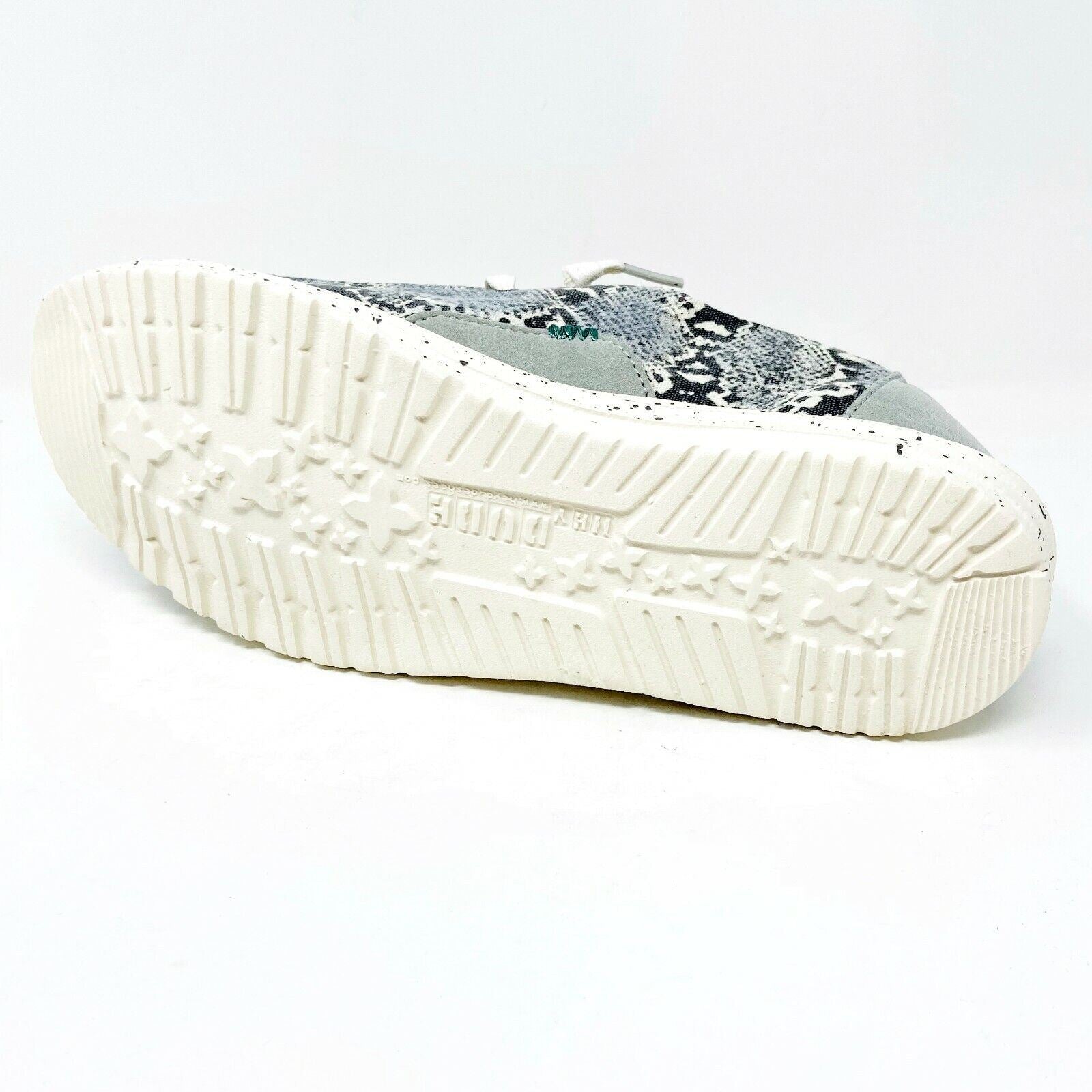 Hey Dude Womens Wendy Jungle Grey Slip On Comfort Lightweight Shoes