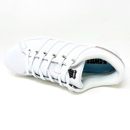 K-Swiss Ramli Court White Cracked Metallic Womens Casual Sneakers 96999 120