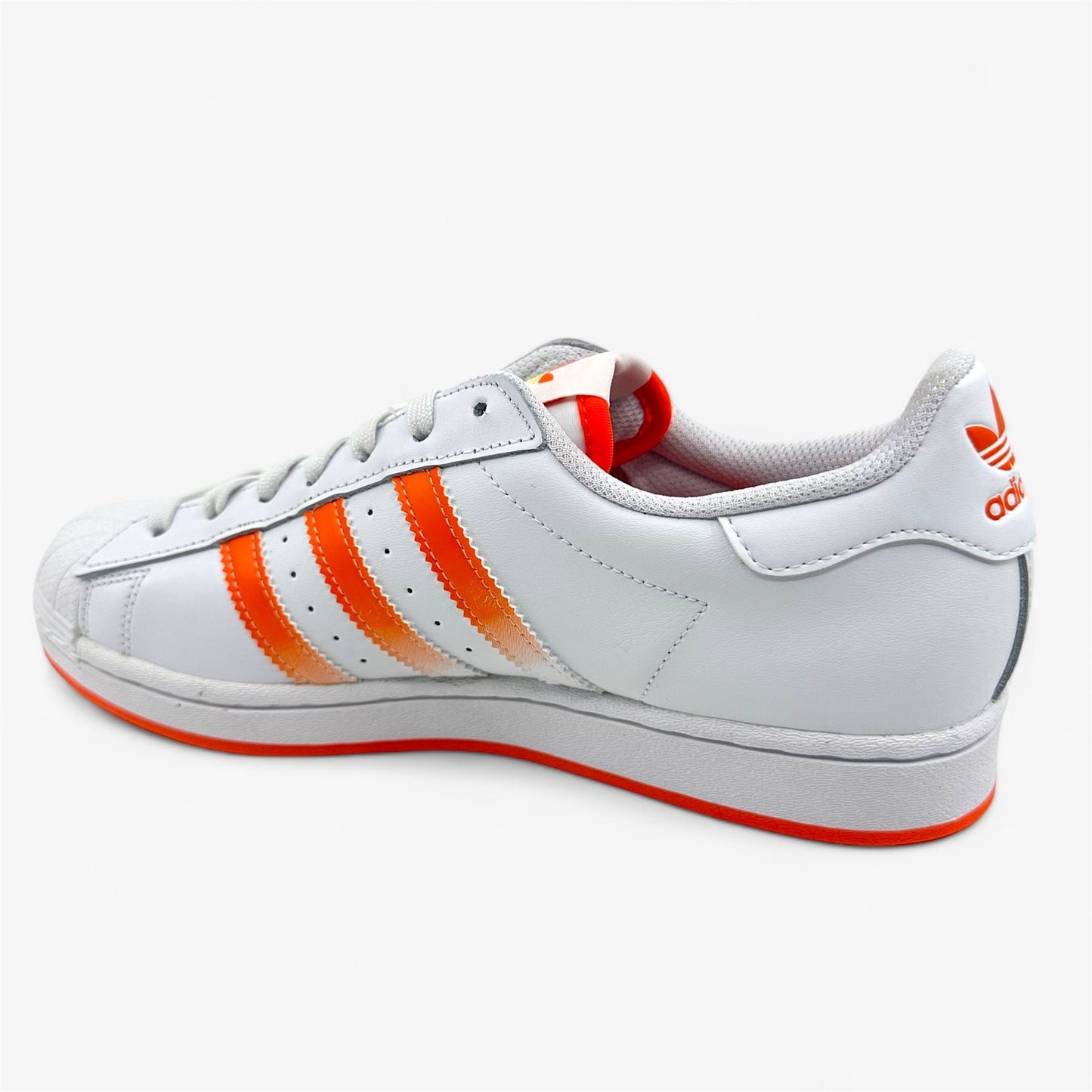 Adidas Superstar Y2K White Orange Mens Athletic Sneaker